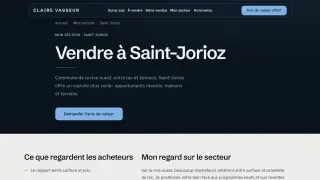 Une page par commune du secteur