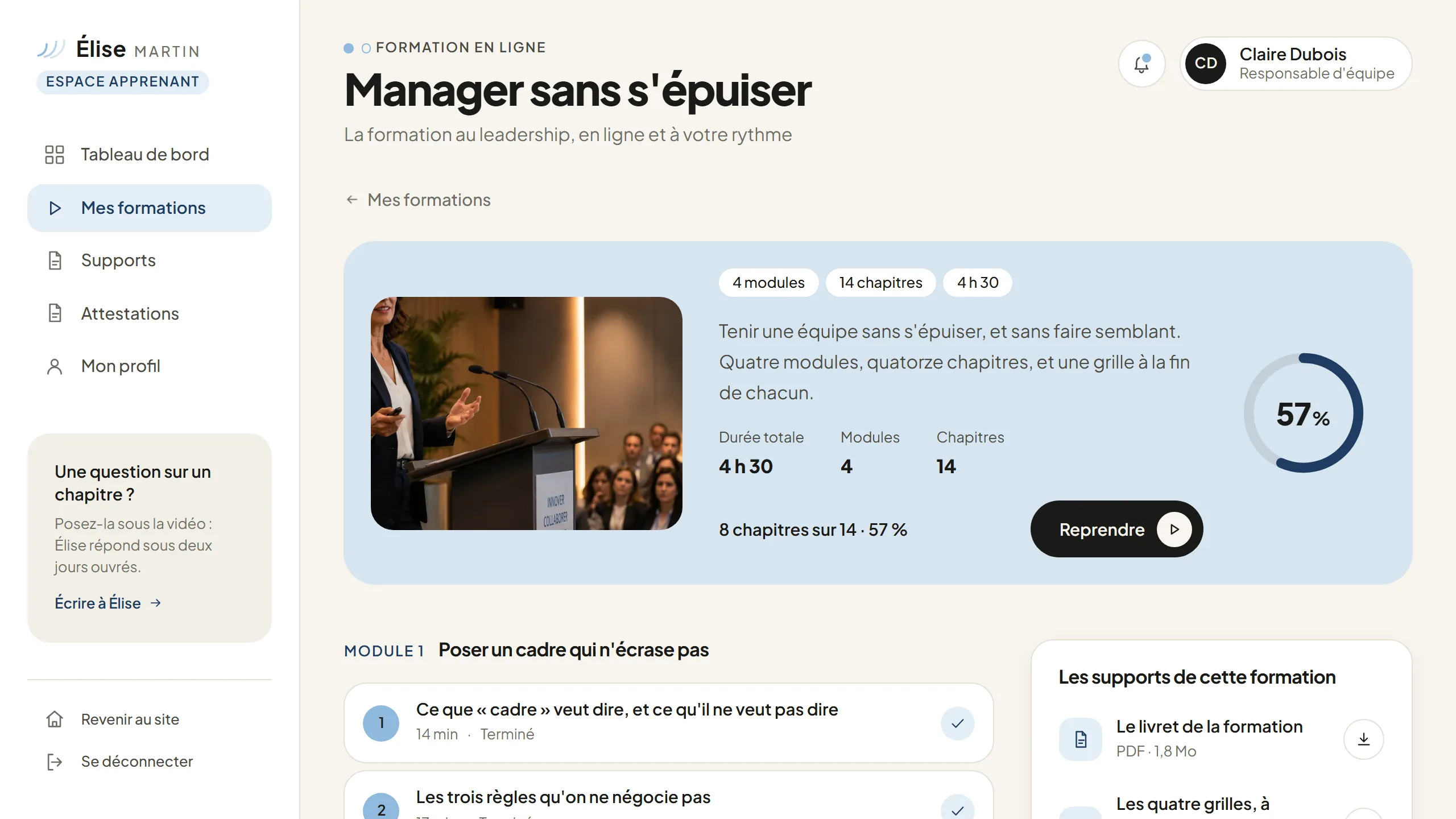Chapitre après chapitre