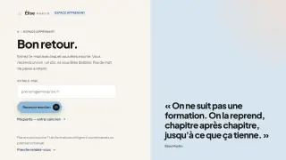 Un lien, pas de mot de passe