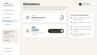L'attestation de suivi