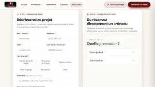 Le devis en page pleine